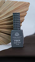 Файбер база с маникюра с нейлоновыми волокнами ТМ Global fashion 12 ml Fiber base