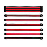 Набір кастомних кабелів живлення Cooler Master Extension Cable Kit (CMA-NEST16RDBK1-GL) Red/Black