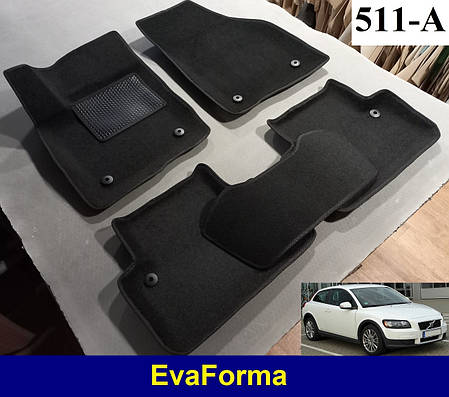 3D килимки EvaForma на Volvo C30 '06-13, ворсові килимки, фото 2