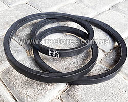 Ремінь В-1700 приводний для мотоблоків Zubr JR-Q78, Кентавр 1080д, Зірка 61 та інших моделей