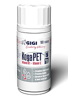 GIGI КогаПет №100 таблеток (применяют собакам и кошкам в качестве антидота при отравлении родентицидами)