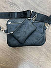 Шкіряна елегантна сумка-месенджер Louis Vuitton Trio Messenger Сумка 3в1 через плече луї вітон чоловіча, фото 6