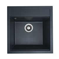 Мийка кухонна гранітна Platinum FIESTA 510x490x195 (матова, антрацит)
