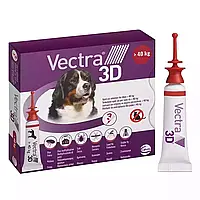 Капли от блох и клещей для собак Ceva (Сева) VECTRA 3D (ВЕКТРА 3D) от 40 кг