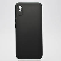 Чехол накладка Silicon Case Full Protective для Xiaomi Redmi 9A Black