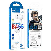 Наушники проводные с микрофоном Hoco M88 Graceful universal 3.5mm White