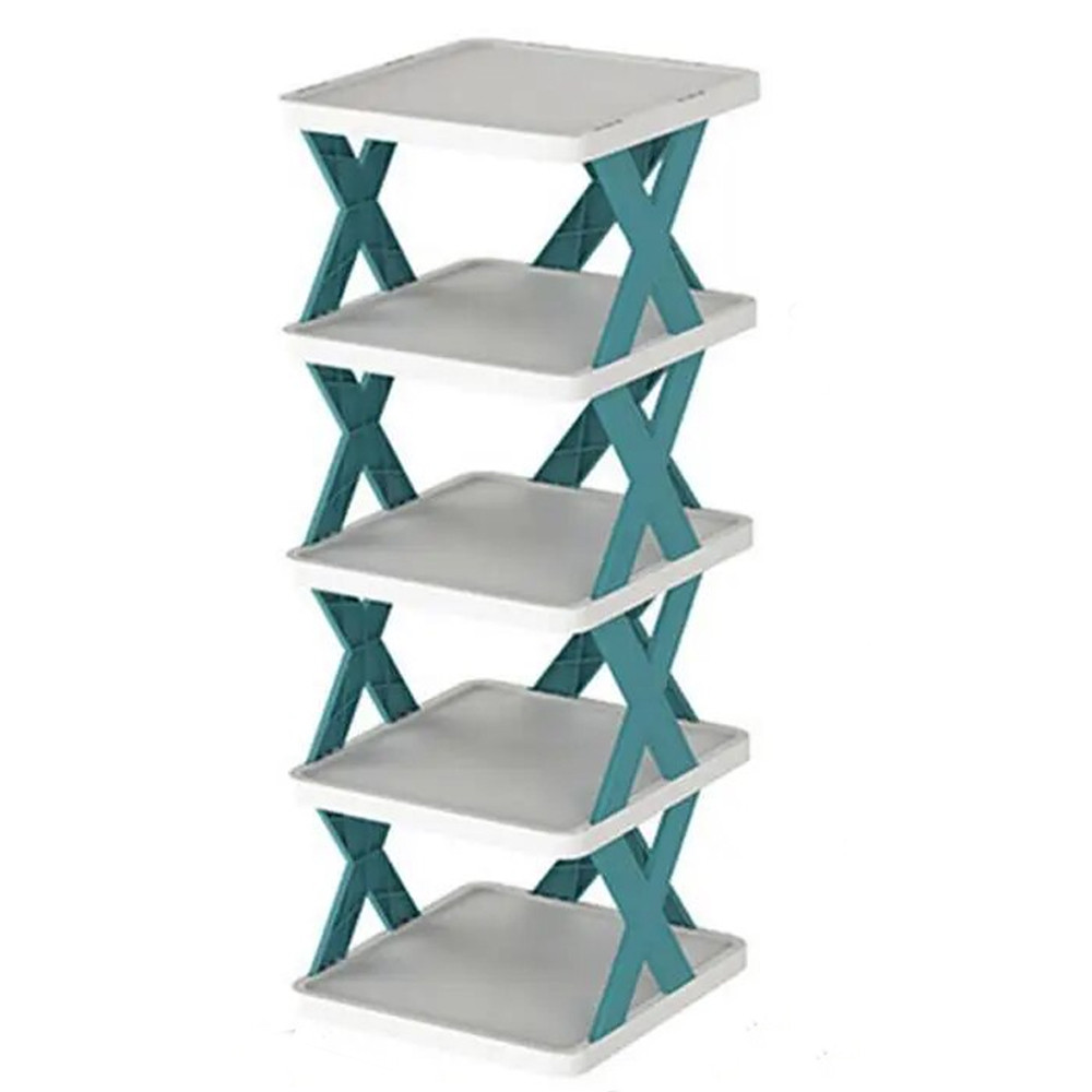 Вертикальна полиця-трансформер SHOE RACK для взуття на 4 секції, фото 1