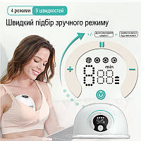 Молоковідсмоктувач акумуляторний Slim Breast Pump S32 білий