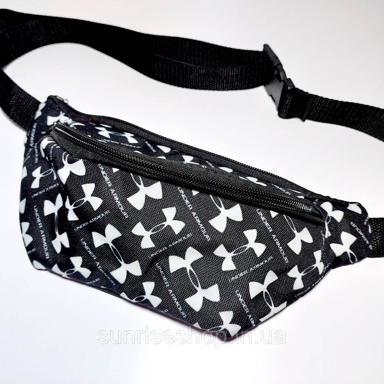 Поясна дитяча сумка бананка принт опт