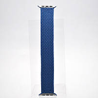 Ремінець для iWatch Braided Solo Loop (L) 42mm/44mm/45mm/49mm Atlanric blue Синій