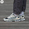 Чоловічі кросівки Asics Gel NYC Grey Взуття Асікс Гель демісезон сірі кеди шкіра текстиль, фото 9