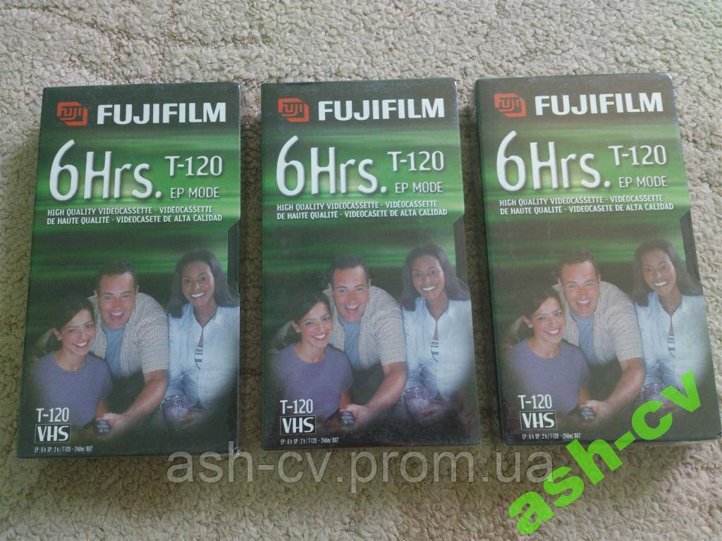 Видеокассета VHS FUJIFILM T-120 - фото 1 - id-p377537540
