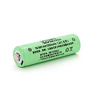 Акумулятор 14500 AA 1.2V KT-1000 (500mAh) Ni-Mh, Салатовий