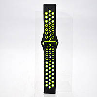 Ремінець до Xiaomi Amazfit Bip/Samsung 20mm Nike Design Black Green/Чорний з зеленим