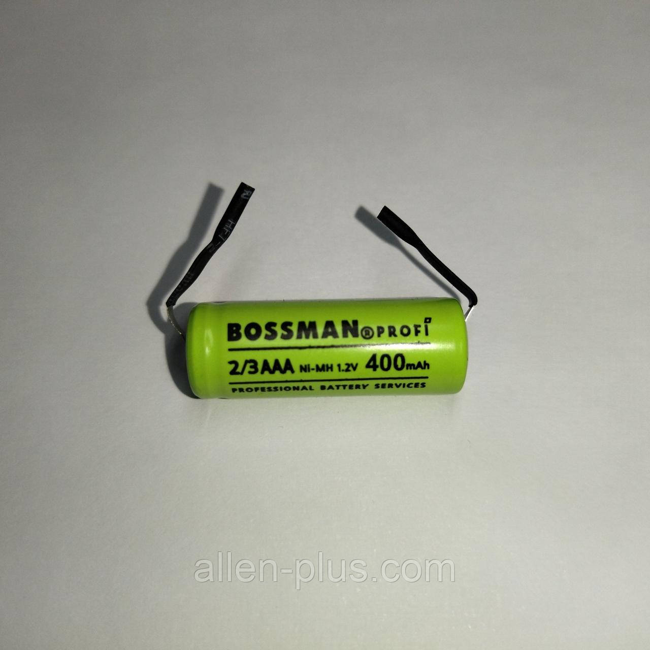 Акумулятор технічний BOSSMAN PROFI Ni-MH 2/3AAA 1,2V 400mAh