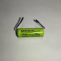 Аккумулятор технический с лепестками BOSSMAN PROFI Ni-MH 2/3AAA 1,2V 400mAh