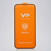 Защитное стекло Veron 3D Tempered Glass Senior Protector для iPhone 12 Pro Max 6.7'' (Black)