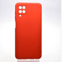 Чехол накладка Silicon Case Full Cover для Samsung A125/M125 Galaxy A12/Galaxy M12 Red