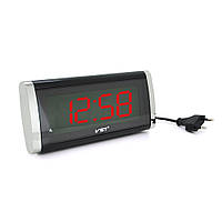 Электронные часы VST-730, будильник, питание от кабеля 220V, Red Light