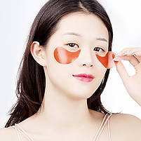 Гідрогелеві патчі в банці з рубіновим колагеном Veze Ruby Collagen Moisturizing Eye Mask 80 г 14 шт., фото 4