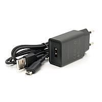 Набор BOROFONE BA68A СЗУ 1xUSB+ кабель Micro, 2.1A, 1м, Black, Blister-box