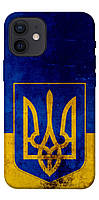 Чехол с патриотическим принтом (Герб Украины) TPU Print Emblen of Ukraine для iPhone 12 Mini