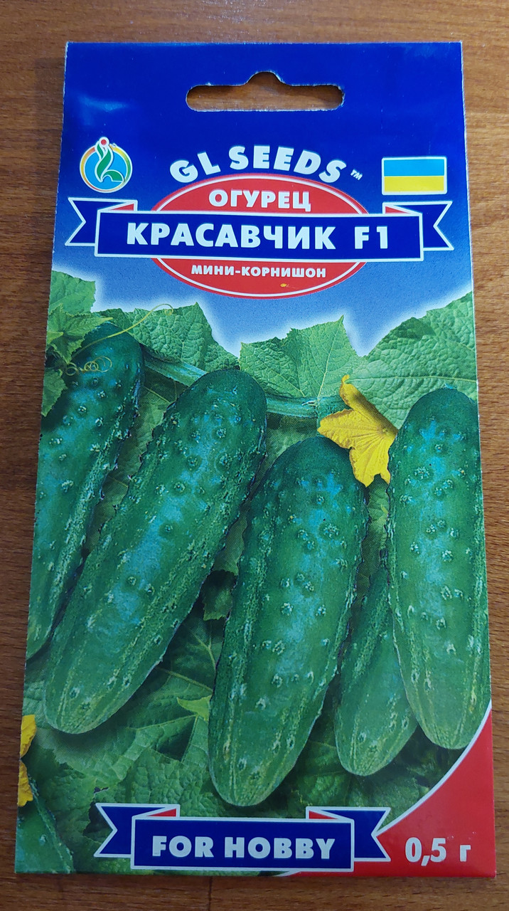 Насіння огірок Красуня F1 жіночим типом цвітіння - фото 1 - id-p378497623