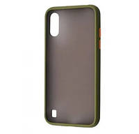 Чехол накладка Matte Color Case TPU для Samsung Galaxy A01 (A015F) Mint gum