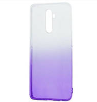 Чехол накладка Gradient Design для Realme X2 Pro/Oppo Reno Ace White-Purple