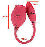 Вакуумний подвійний вібратор "Rosebud", фото 2