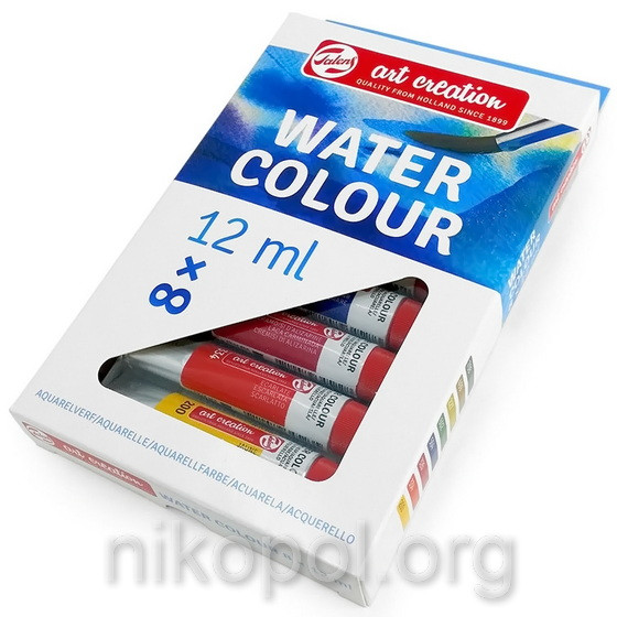 Набір акварельних фарб 8 кольорів ArtCreation по 12мл (Royal Talens), фото 1