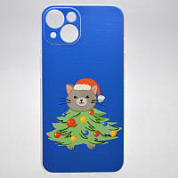 Чехол с новогодним принтом TPU Print Its для iPhone 13 New Year's Cat