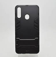 Чехол накладка Armor Case с подставкой для Samsung A207 Galaxy A20s Black