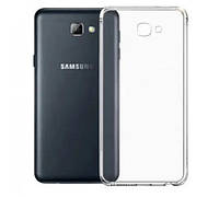 Чехол накладка QU special design для Samsung G610F Galaxy J7 Prime Transparent