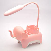 Дитяча настільна лампа Kids Design Pink Elephant 802 400mHa (Рожевий слон)
