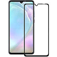 Защитное стекло 6D Premium для Huawei P30 Black тех.пак