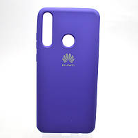 Чехол накладка Silicon Case Full Cover для для Huawei Y6P Purple