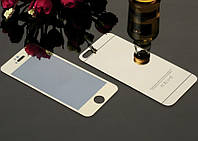 Защитное стекло Full Screen Glass 2 в 1 для iPhone 4S Glossy Gold (0.3mm)