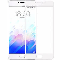 Защитное стекло Full Screen Glass для Meizu M3e Glossy White (0.3mm)