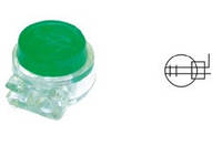 Скотч-лок изолированный с гелем тип К5 (100шт) Q100, Green