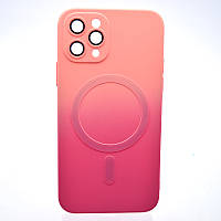 Чехол накладка с MagSafe Bright Case для Apple iPhone 11 Pro Peach-Barbie Pink