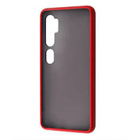 Чехол накладка Matte Color Case для Xiaomi Mi Note 10 Red