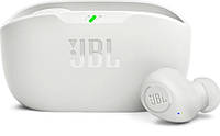 Беспроводные наушники вакуумные JBL Wave Buds White (JBLWBUDSWHT), блютуз гарнитура для телефона