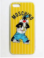 Чехол накладка Moschino для iPhone 5 Sylvester Yellow