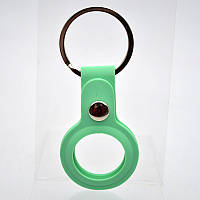 Чехол брелок для AirTag Silicone Key Light Green