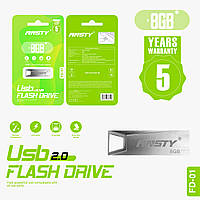 Флеш-драйв ANSTY FD-01 8GB USB 2.0 Silver