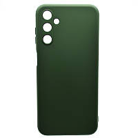 Чехол накладка Silicon Case Full Cover для Samsung M14 Galaxy M146 Dark Green