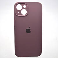 Силиконовый чехол накладка Silicon Case Full Camera для iPhone 13 Black Currant