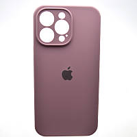 Силиконовый чехол накладка Silicon Case Full Camera для iPhone 14 Pro Max Black Currant