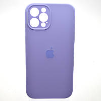Силиконовый чехол накладка Silicon Case Full Camera для iPhone 12 Pro Lilac